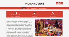 Desktop Screenshot of indianlounge-nice.com