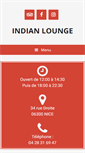 Mobile Screenshot of indianlounge-nice.com